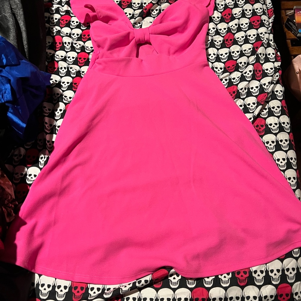 Woman’s Pink Cocktail Dress
